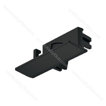 Koncová krytka, Pro Häfele Loox5 Profile 1107,s kabelovou prechodkou, čierny Koncová krytka, Pro Häfele Loox5 Profile 1107,s kabelovou prechodkou, čierny